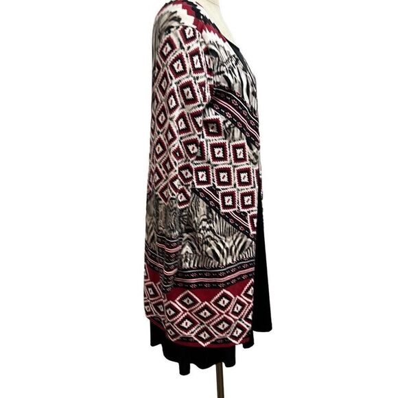 Chicos Long Open Front Cardigan Size 1 Small - Picture 4 of 7